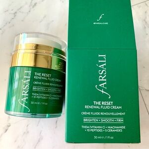 FARSALI The Reset Renewal Fluid Cream Brighten Smooth Peptides 1 oz full size